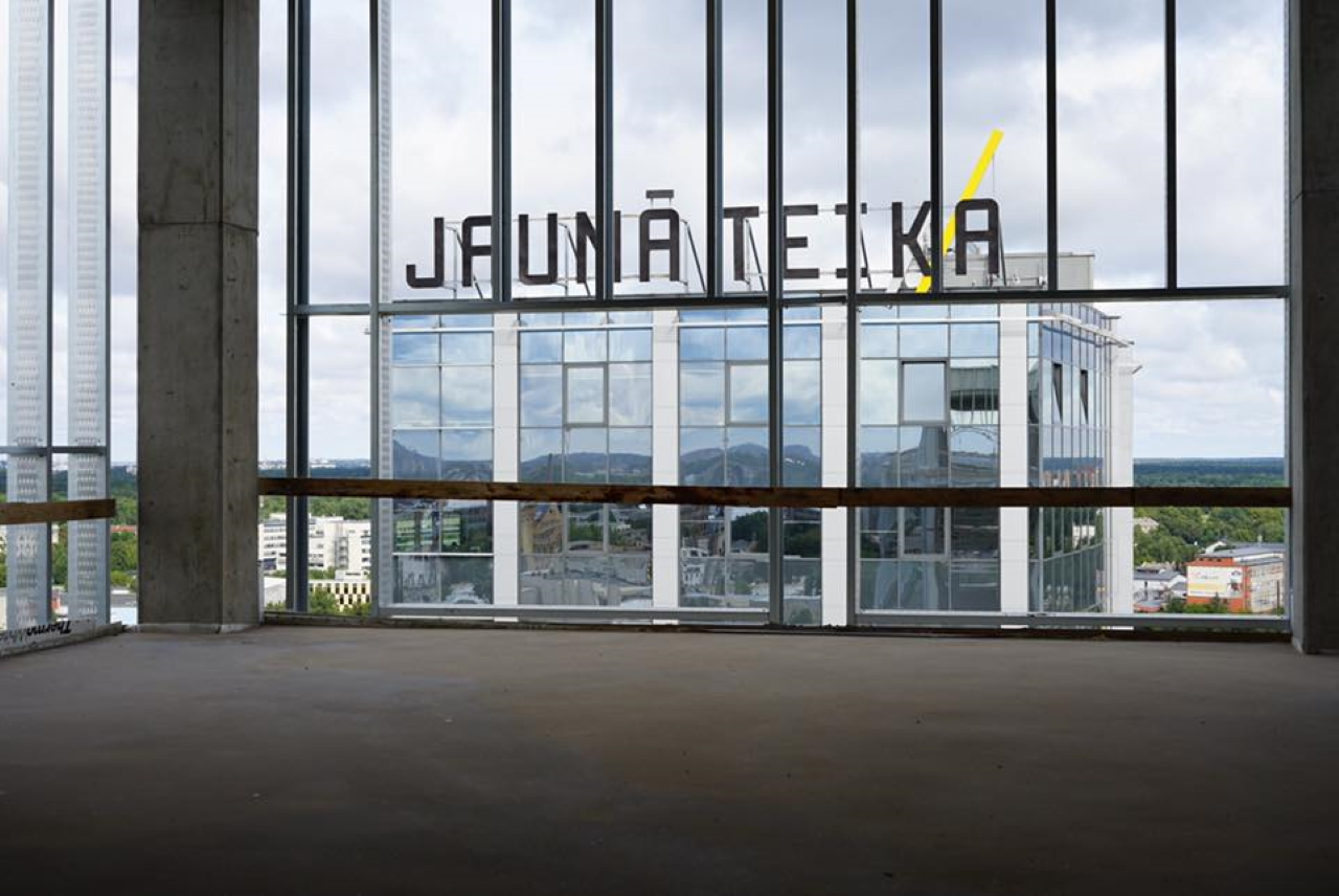 Works are being finished on the Jauna Teika
